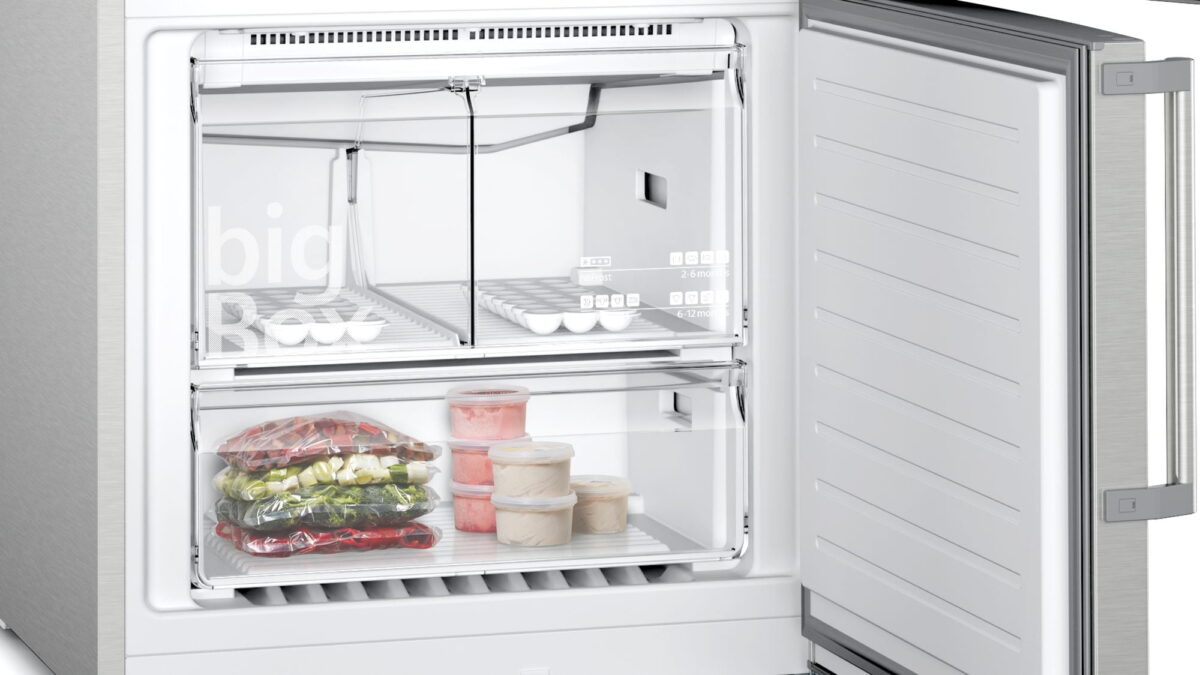 Siemens KG76APIF0N iQ700 Alttan Donduruculu Buzdolabı 186 x 75 cm Kolay temizlenebilir Inox