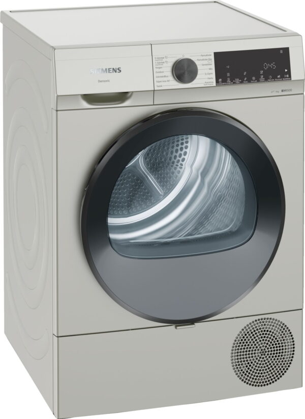 Siemens WQ43G2ATTR iQ500 Isı Pompalı Kurutma Makinesi 9 kg silver