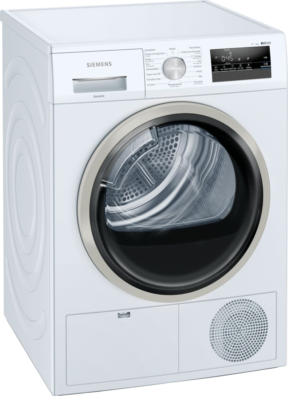 Siemens WT45H201TR iQ300 Isı Pompalı Kurutma Makinesi 8 kg
