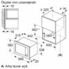 16912870_BFL623MS3_LD_D_tr-TR Siemens BF623LMW3 iQ300 Ankastre Mikrodalga 60 x 38 cm beyaz