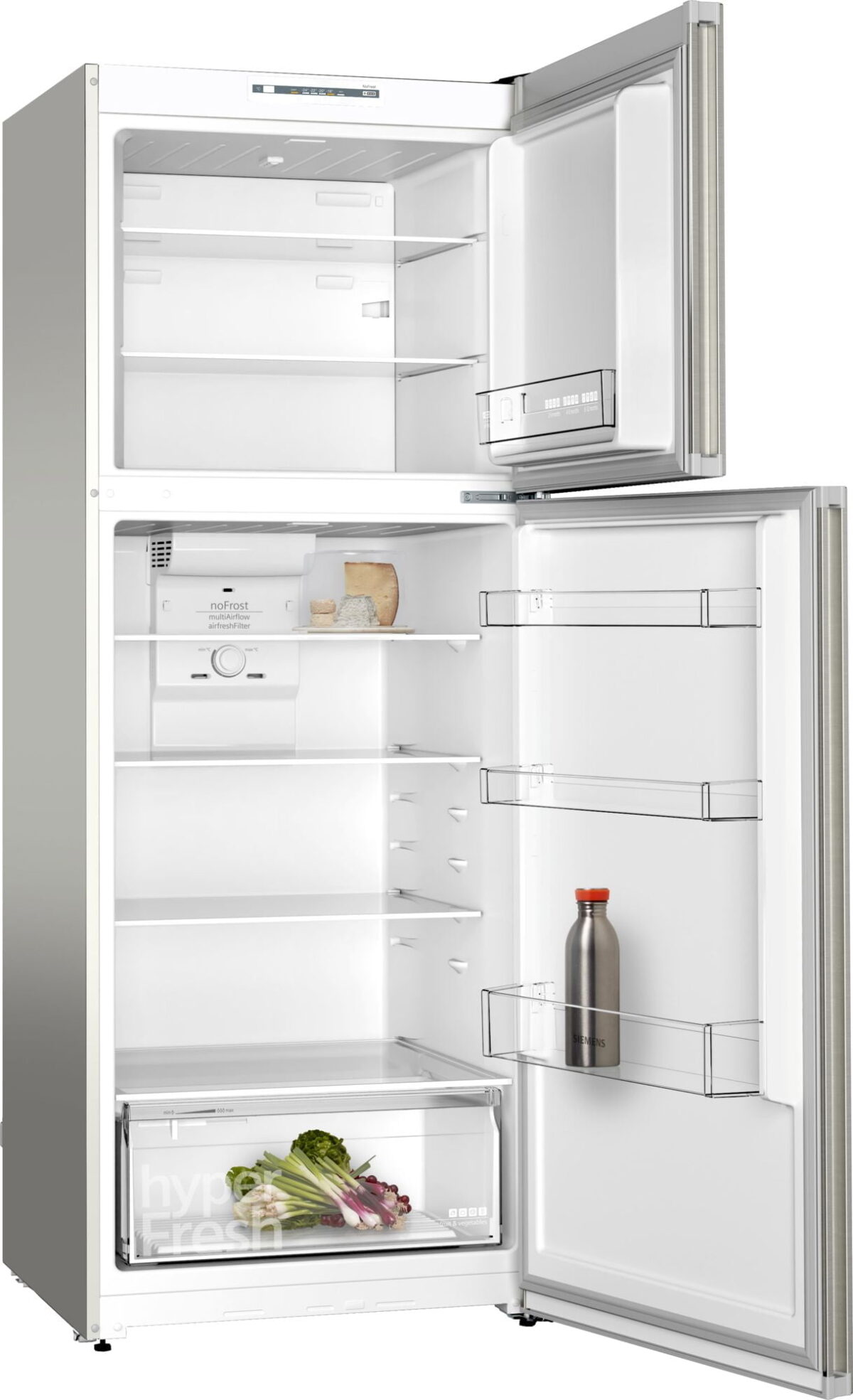17960191_KD55NNLF1N_PGA2_def Siemens KD55NNLF1N iQ300 Üstten Donduruculu Buzdolabı 186 x 70 cm Inox görünümlü