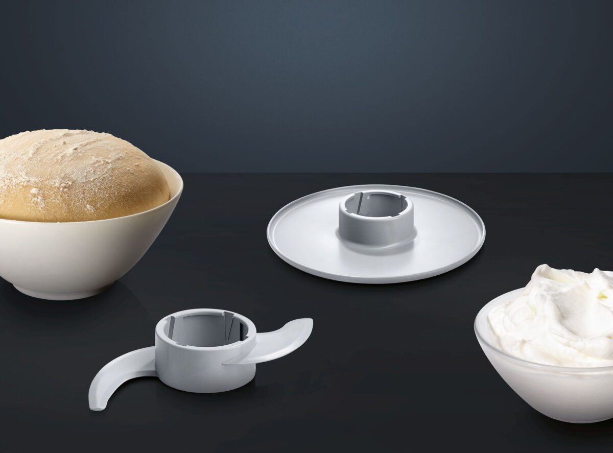 Siemens MK3501M Mutfak Robotu MultiTalent 3 800 W siyah, Brushed stainless steel