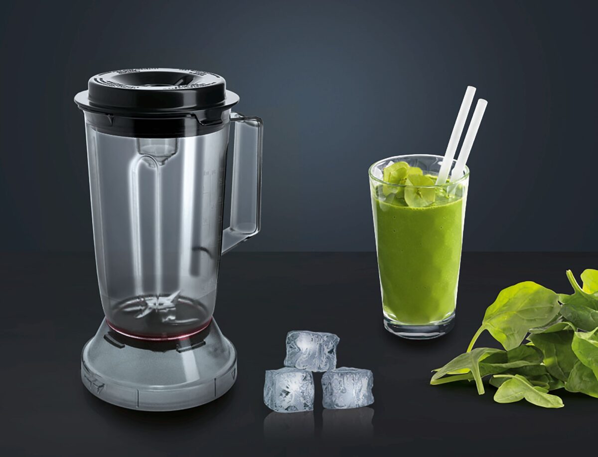 Siemens MK3501M Mutfak Robotu MultiTalent 3 800 W siyah, Brushed stainless steel