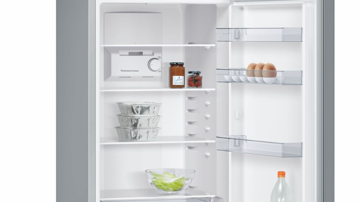 MCSA02523268_KG36NNL30N_def Siemens KG36NNLE0N iQ100 Alttan Donduruculu Buzdolabı 186 x 60 cm Inox görünümlü