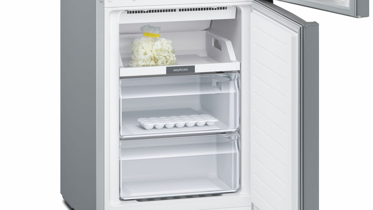 MCSA02523564_KG36NNL30N_def Siemens KG36NNLE0N iQ100 Alttan Donduruculu Buzdolabı 186 x 60 cm Inox görünümlü