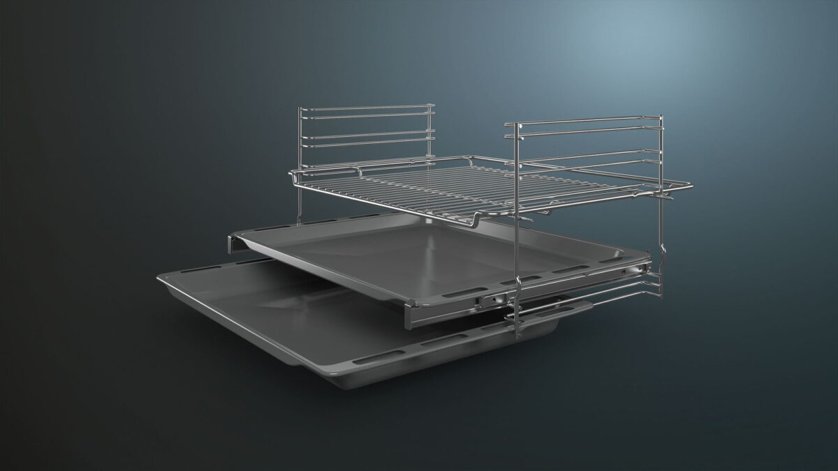 MCSA02539433_HX9R31H50T_Siemens_Free_Standing_Cooker_PGA4_def Siemens HW9S5BI40T iQ300 Gazlı/Elektrikli Solo Fırın paslanmaz çelik