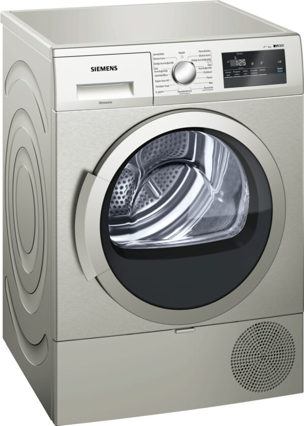 Siemens WT45RV0STR iQ300 Isı Pompalı Kurutma Makinesi 8 kg silver