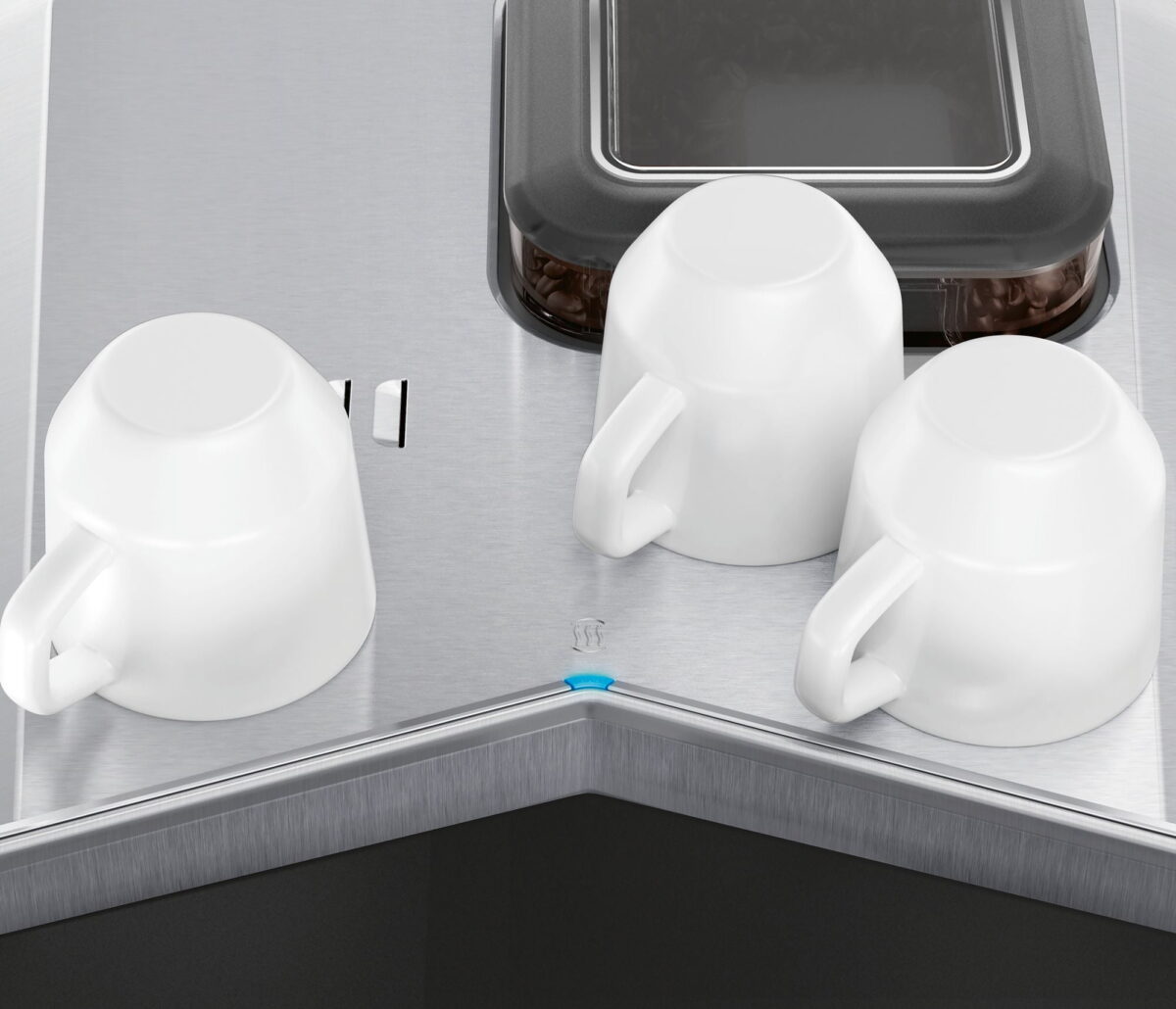 MCSA02680394_SE_K_12_KV9_EQ9_TI955F09DE_picture_nKF_cup_warmer_DE_060518_def Siemens TI9553X9RW Tam Otomatik Espresso Makinesi