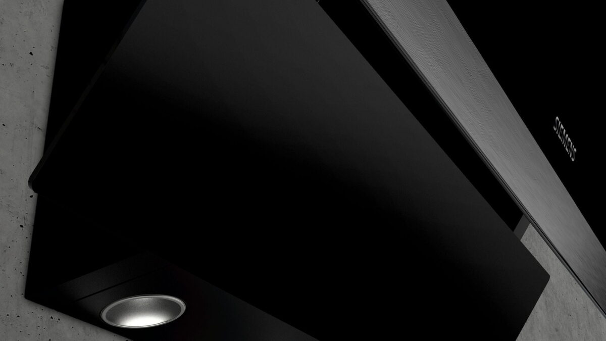 Siemens LC66KAJ60T iQ300 Duvar Tipi Davlumbaz 60 cm Siyah Cam Yüzey