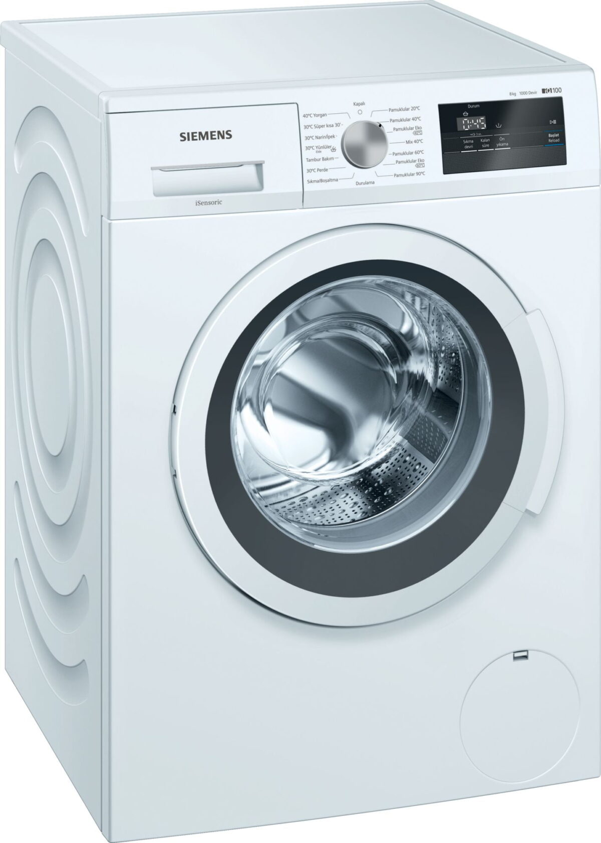 MCSA03002068_WM10J180TR_def Siemens WM10J180TR iQ100 Çamaşır Makinesi 8 kg 1000 dev./dak.