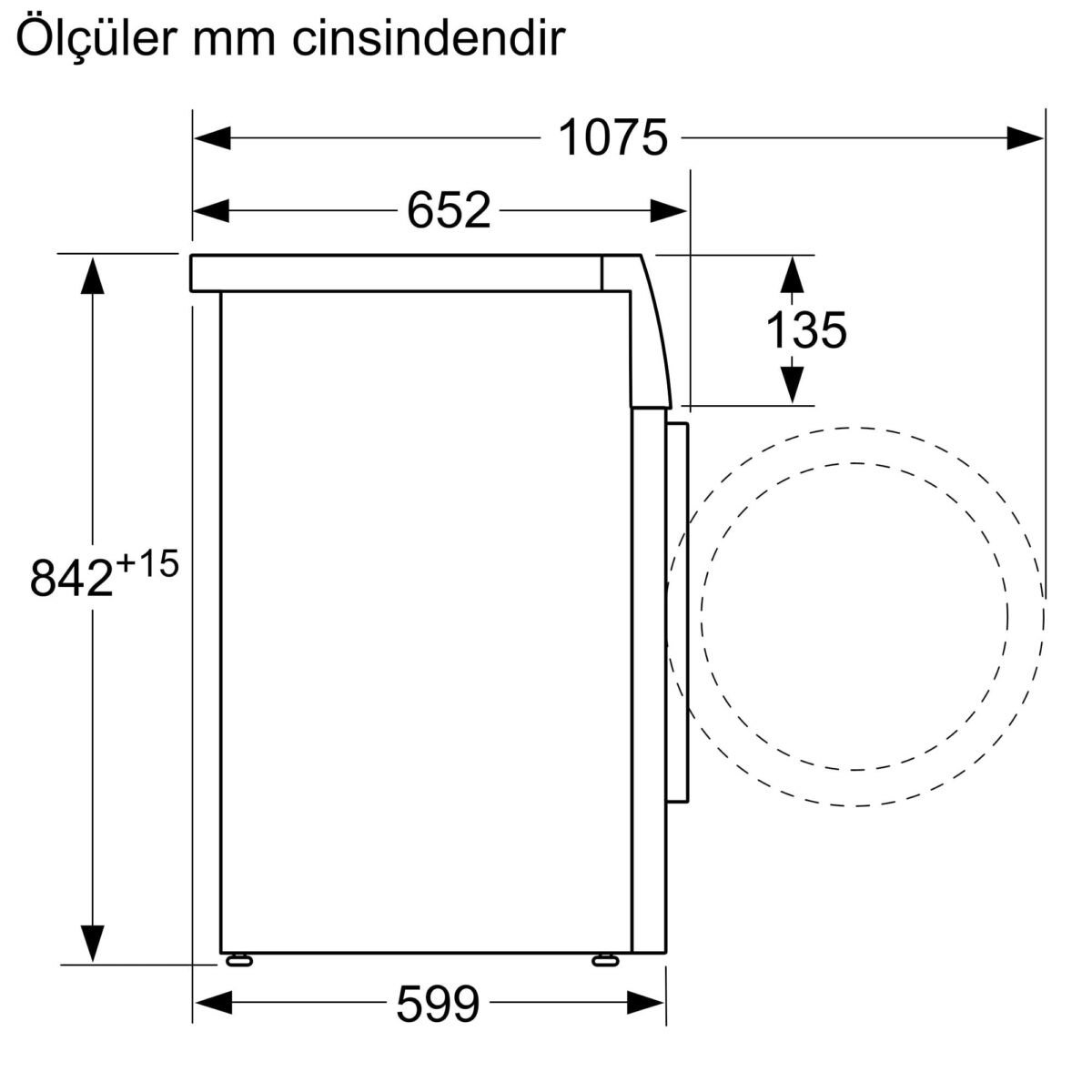 Siemens WT45W41STR iQ500 Isı Pompalı Kurutma Makinesi 8 kg silver