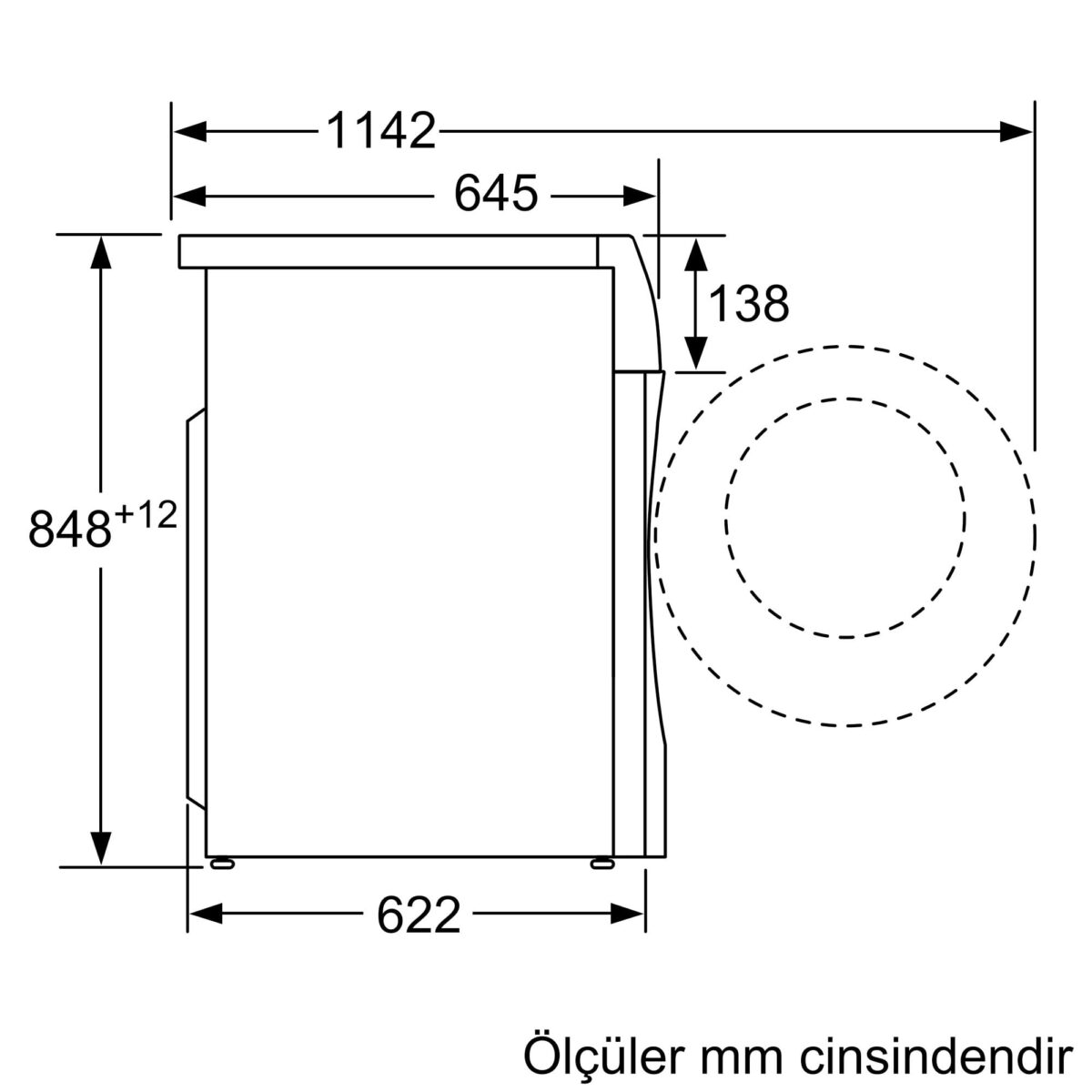 Siemens WD14U561TR iQ500 Kurutmalı Çamaşır Makinesi 10/6 kg 1400 dev./dak.
