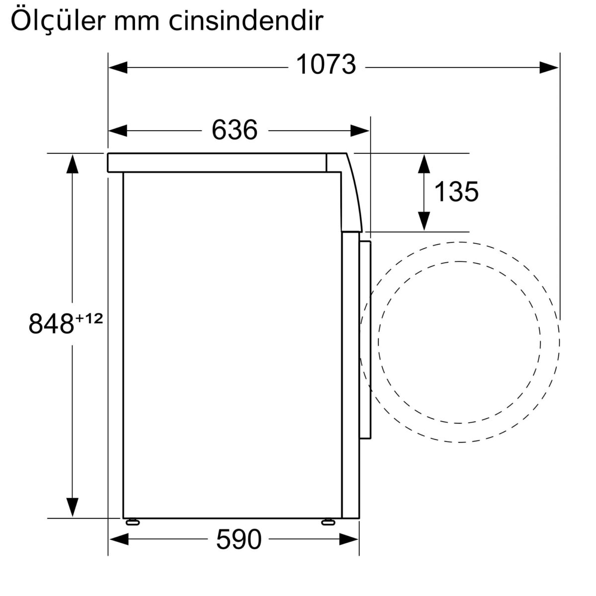 Siemens WN54A2X0TR iQ300 Kurutmalı Çamaşır Makinesi 10/6 kg 1400 dev./dak.