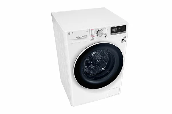 45961129 Lg F4r5vyw0w 9 KG 1400 Devir Buharlı Çamaşır Makinesi Beyaz