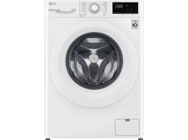 LG F4R3TYW3WE 8 Kg 1400 Devir Buharlı Çamaşır Makinesi Beyaz