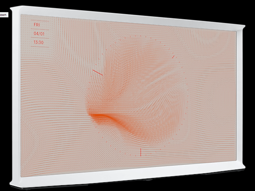 Screen Shot 2021-10-04 at 10.55.37 Samsung The Serif (2020) 55'' 4K QLED TV