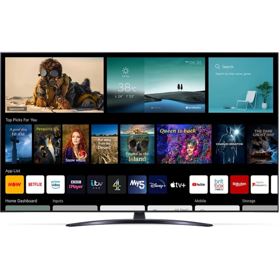 LG 55UP81006LA 55" 139 Ekran Uydu Alıcılı 4K Smart LED TV
