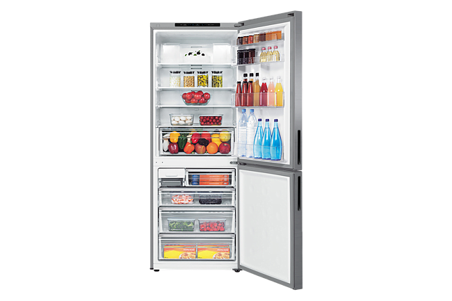 Samsung-72097455-tr-rl4323rbas8-rl4323rbas8-tr-frontangleopensilver-282245673Download-Source-zoom Samsung RL4323RBAS8TR 435 lt No-Frost Buzdolabı