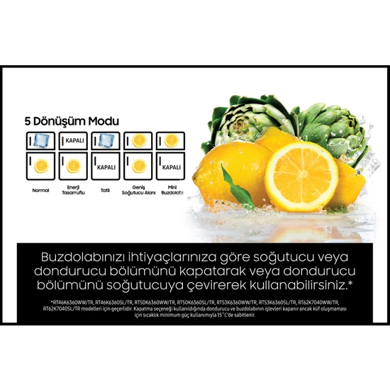 format_webp (7) Samsung RT62K7040SL 620 lt No-Frost Buzdolabı