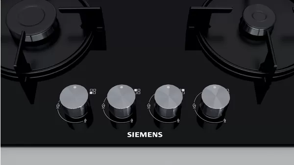 MCSA03052357_EN6B6PO10O_GasHob_build-in_Siemens_PGA1_def Siemens EN6B6PO10O Doğalgazlı Siyah Ankastre Ocak