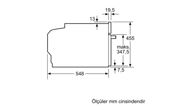 SİEMENS CD634GBS1 İQ700 Buharlı Fırın 60 x 45 cm paslanmaz çelik