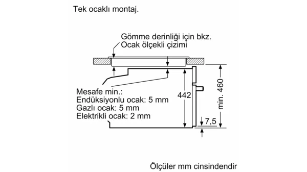SİEMENS CD634GBS1 İQ700 Buharlı Fırın 60 x 45 cm paslanmaz çelik