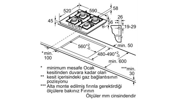 MCZ_01684457_1132151_PRP6A6D70_tr-TR Siemens EN6B6PO10O Doğalgazlı Siyah Ankastre Ocak