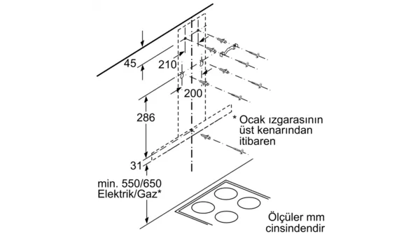MCZ_01998461_1394595_DWB94BC50_tr-TR Siemens LC77BHM50 Inox Duvar Tipi Davlumbaz