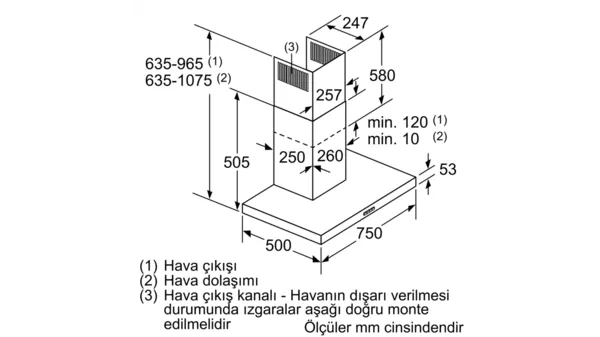 MCZ_01998469_1394603_DWB76BC50_tr-TR Siemens LC77BHM50 Inox Duvar Tipi Davlumbaz
