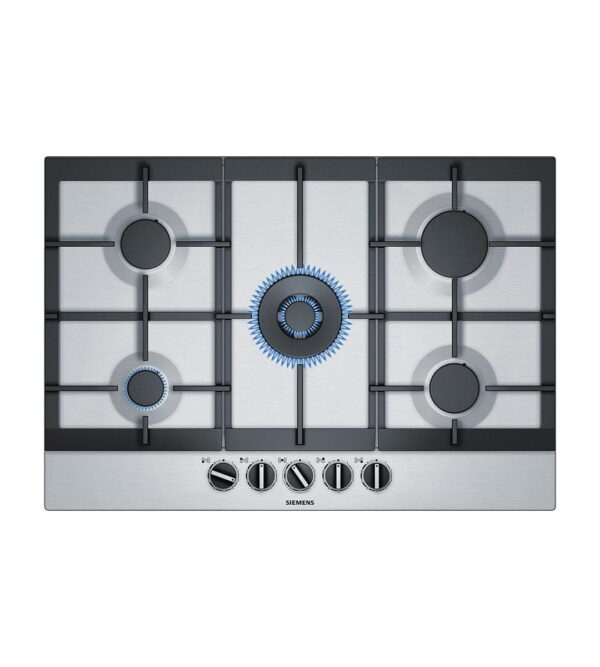 iQ500-Gazlı-Ocak-EC7A5RB90-75-cm-Paslanmaz-çelik Siemens EC7A5RB90 75 cm Wok Gözlü Inox Ankastre Ocak(TSHR)