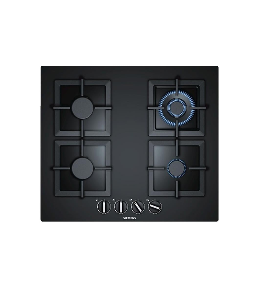 iq500-gazli-ocak-60cm-sert Siemens EP6A6HB20 Wok Gözlü Siyah Cam Ankastre Ocak