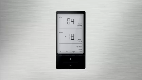 13108004_KG56NAIF0N_PGA_3_def Siemens KG56NAIE0N iQ500 Alttan Donduruculu Buzdolabı 193 x 70 cm Kolay temizlenebilir Inox