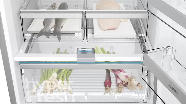 13108012_KG56NAIF0N_PGA_5_def Siemens KG56NAIE0N iQ500 Alttan Donduruculu Buzdolabı 193 x 70 cm Kolay temizlenebilir Inox