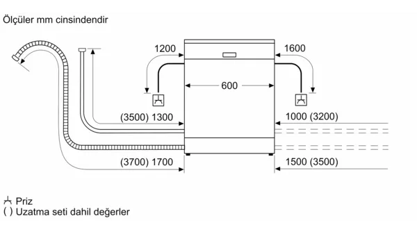 16027526_6xx_EU_without_Aquastop_tr-TR Siemens SN515W01DT iQ100 Yarı Ankastre Bulaşık Makinesi 60 cm Beyaz (MONTAJ SART)