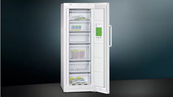 Siemens GS29VVWE0N iQ300 Solo Derin Dondurucu 161 x 60 cm Beyaz