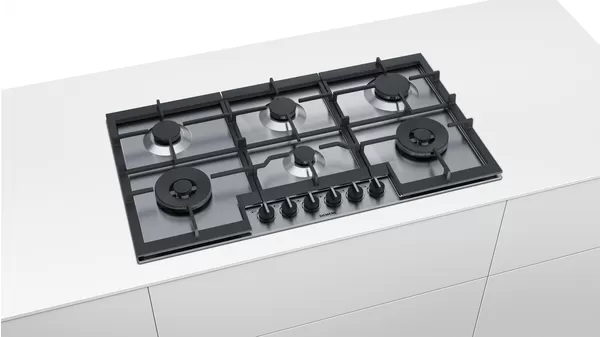 MCSA01791834_EC9A5TB90_GasHob_build-in_Siemens_PGA5_def Siemens EC9A5TB90 iQ500 Gazlı Ocak 90 cm Paslanmaz çelik (TSHR)