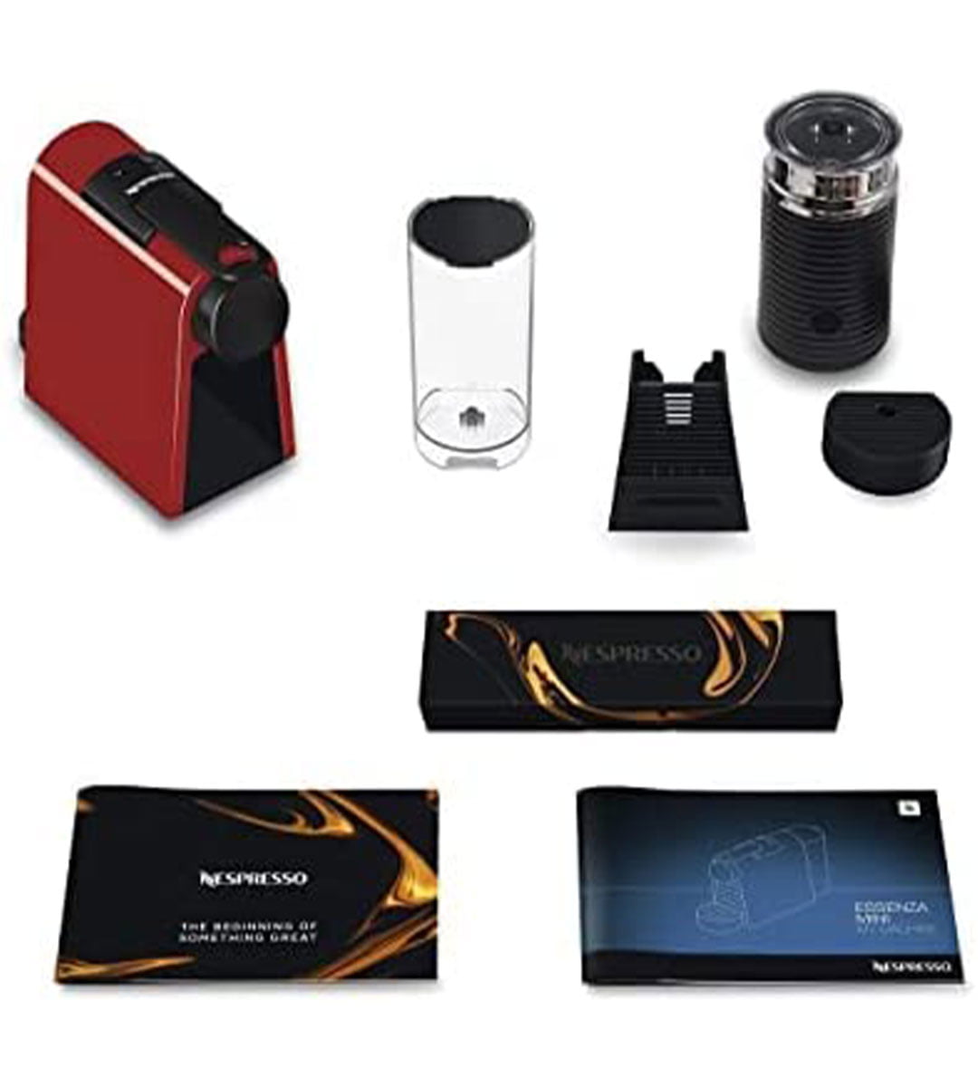 Nespresso Essenza Mini D 35 Red Bundle Kahve Makinesi