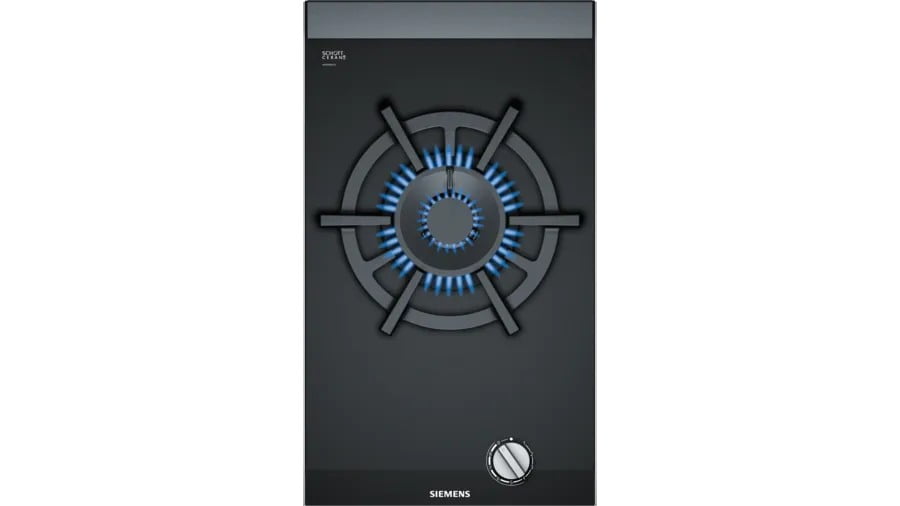 Siemens ER3A6AB70 iQ700 Gazlı Domino Ocak 30 cm Seramik, Siyah