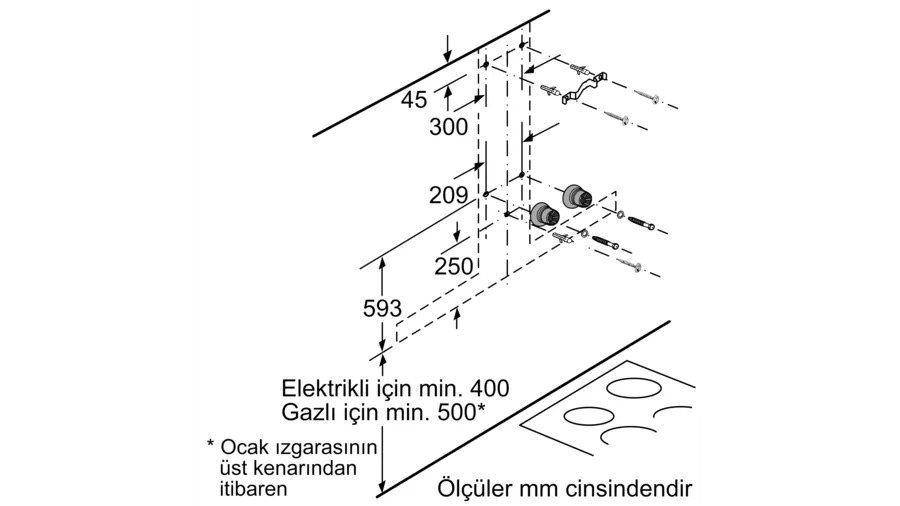 Siemens LC91KB272 iQ700 Duvar Tipi Davlumbaz