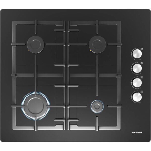 EO6C6PO92O-1 Siemens EO6C6PO92O iQ100 Gazlı Ocak 60 cm Sert cam, Siyah(TSHR)