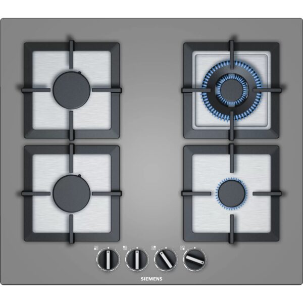 MCSA01675942_EP6A8HB20_def Siemens EP6A8HB20 iQ500 Gazlı Ocak 60 cm Sert cam, Titanium