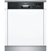 Siemens SN515B01DT iQ100 Yarı Ankastre Bulaşık Makinesi 60 cm Siyah (MONTAJ ŞART)