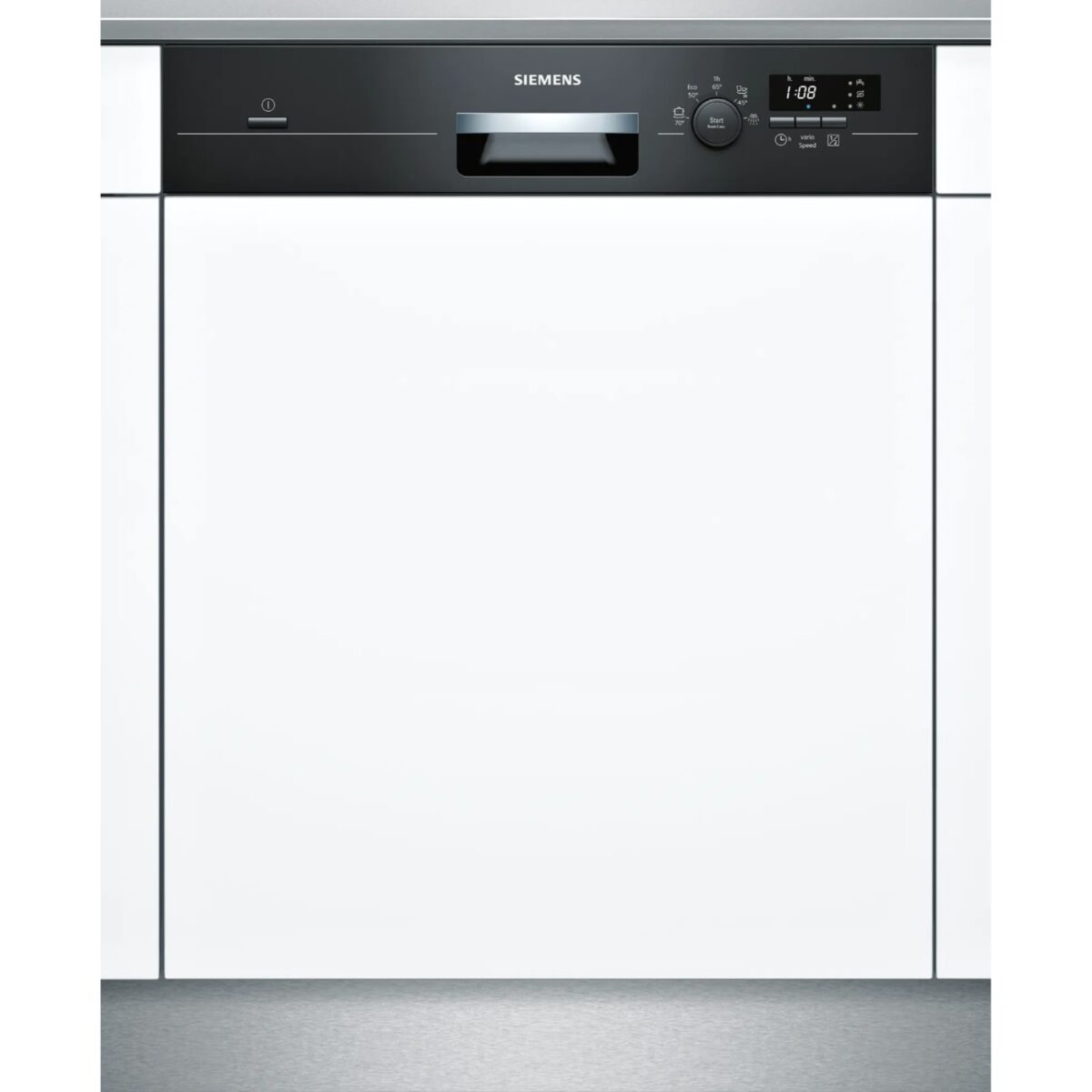 Siemens SN515B01DT iQ100 Yarı Ankastre Bulaşık Makinesi 60 cm Siyah (MONTAJ ŞART)