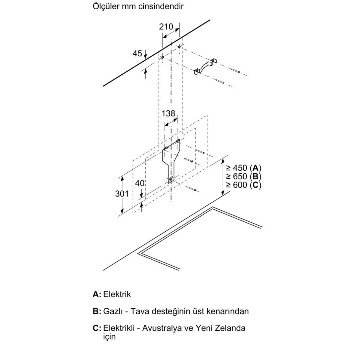 MCZ_01736204_1177339_DWK97HM60_tr-TR Siemens LC91KWW60 iQ700 Duvar Tipi Davlumbaz 90 cm Siyah Cam