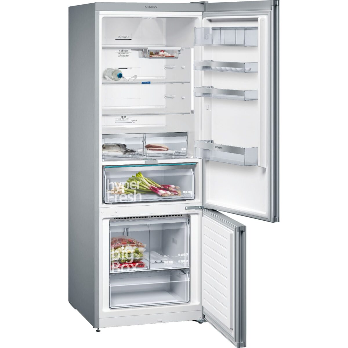 Siemens KG56NLWF0N Alttan Donduruculu Buzdolabı 193 x 70 cm Beyaz iQ500