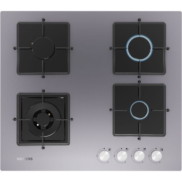 19815897_EN6C8HO12O_STP_def Siemens EN6C8HO12O Gazlı Ocak 60 cm Sert cam, Titanyum gri