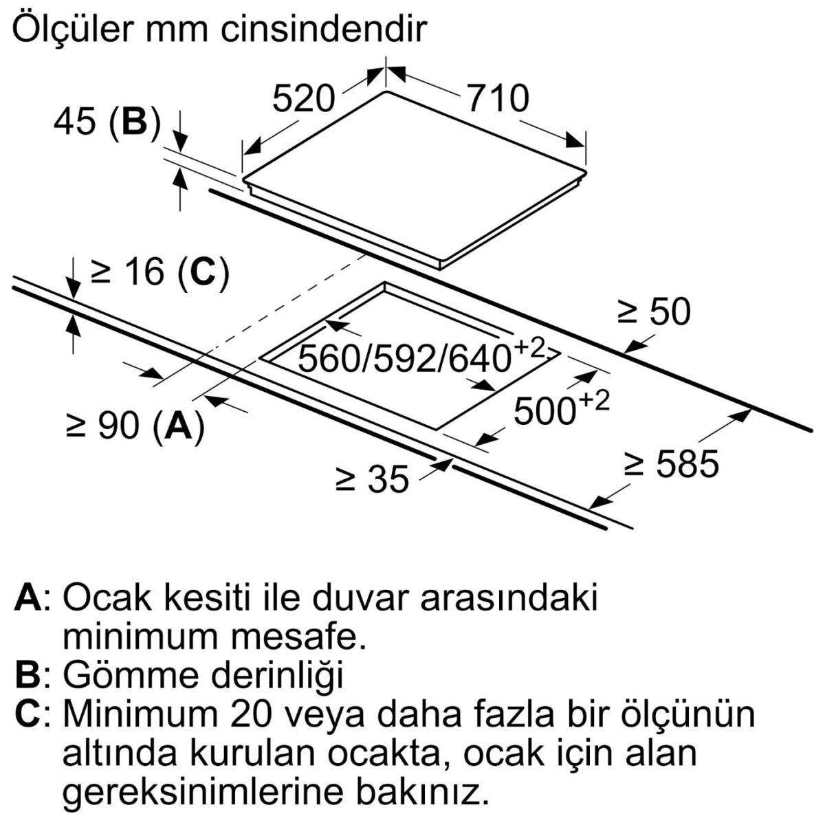 MCZ_01023425_646176_ET775LNK1D_tr-TR Siemens ET775LNK1D Elektrikli Ocak 70 cm Siyah, Çerçeveli Montaj