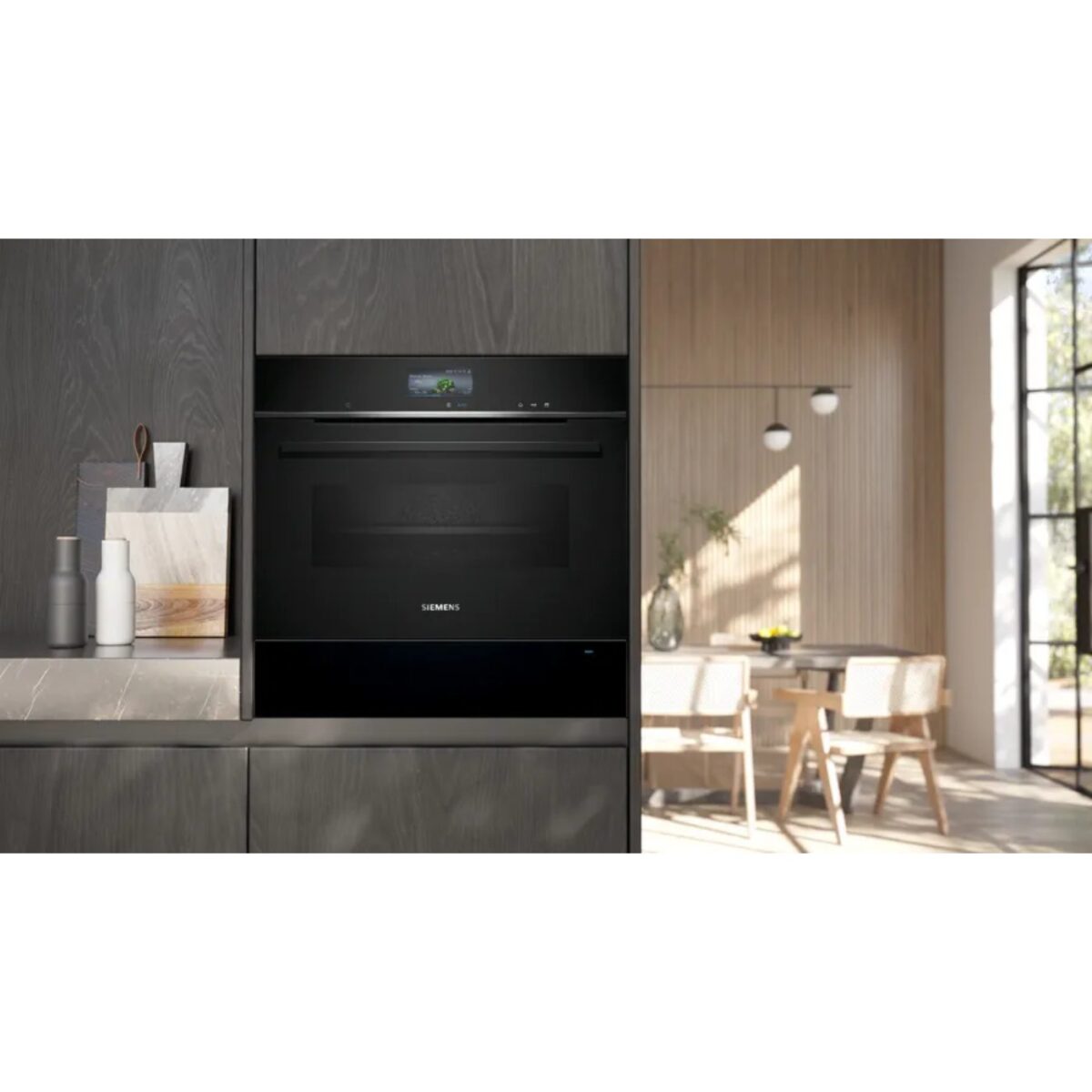 Siemens BI710C1B1 iQ700 Sıcak Tutma Çekmecesi 60 x 14 cm Siyah