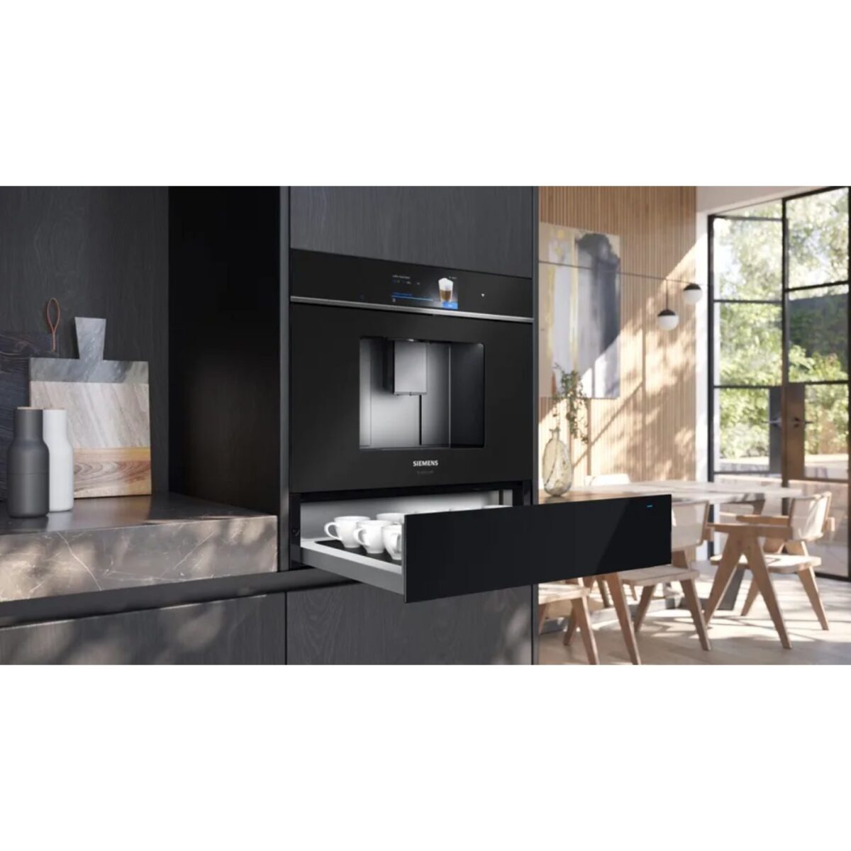 Siemens BI710C1B1 iQ700 Sıcak Tutma Çekmecesi 60 x 14 cm Siyah