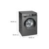 Siemens WG44A2ZRTR iQ300 Çamaşır Makinesi 9 kg 1400 dev./dak.